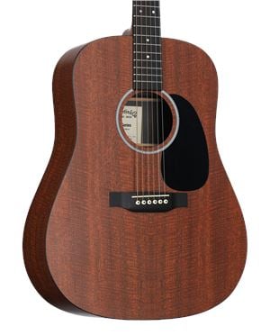 Martin DX1E 03 Dreadnought Acoustic Electric Guitar with Gigbag Body Angled View